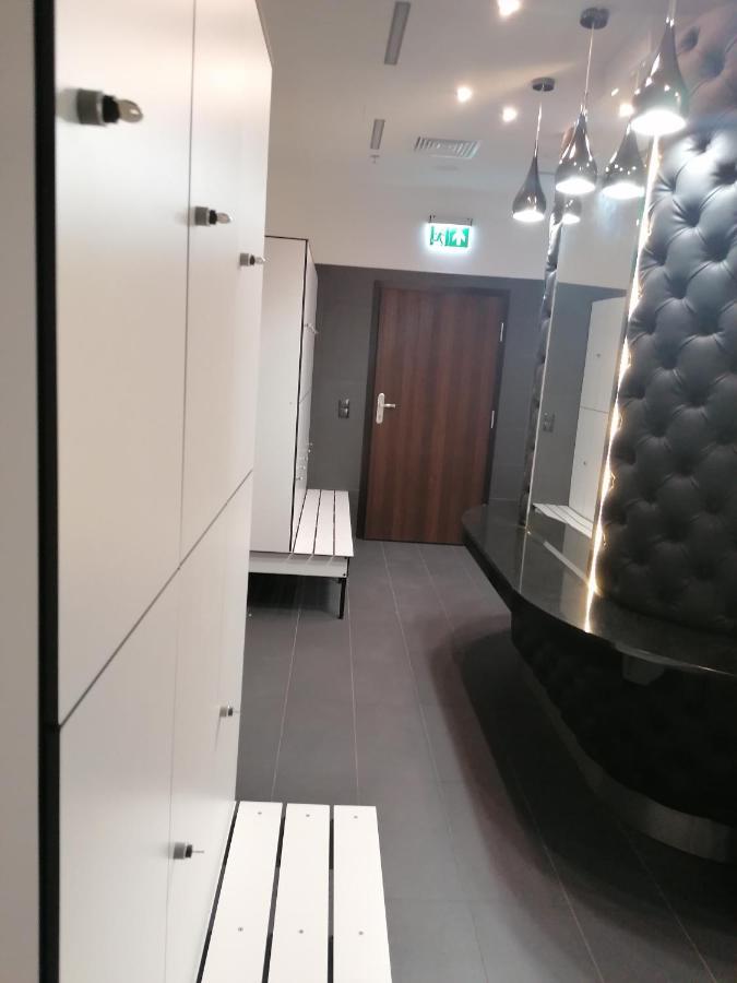 Szczecin Hanza Tower Apartment-Basen エクステリア 写真