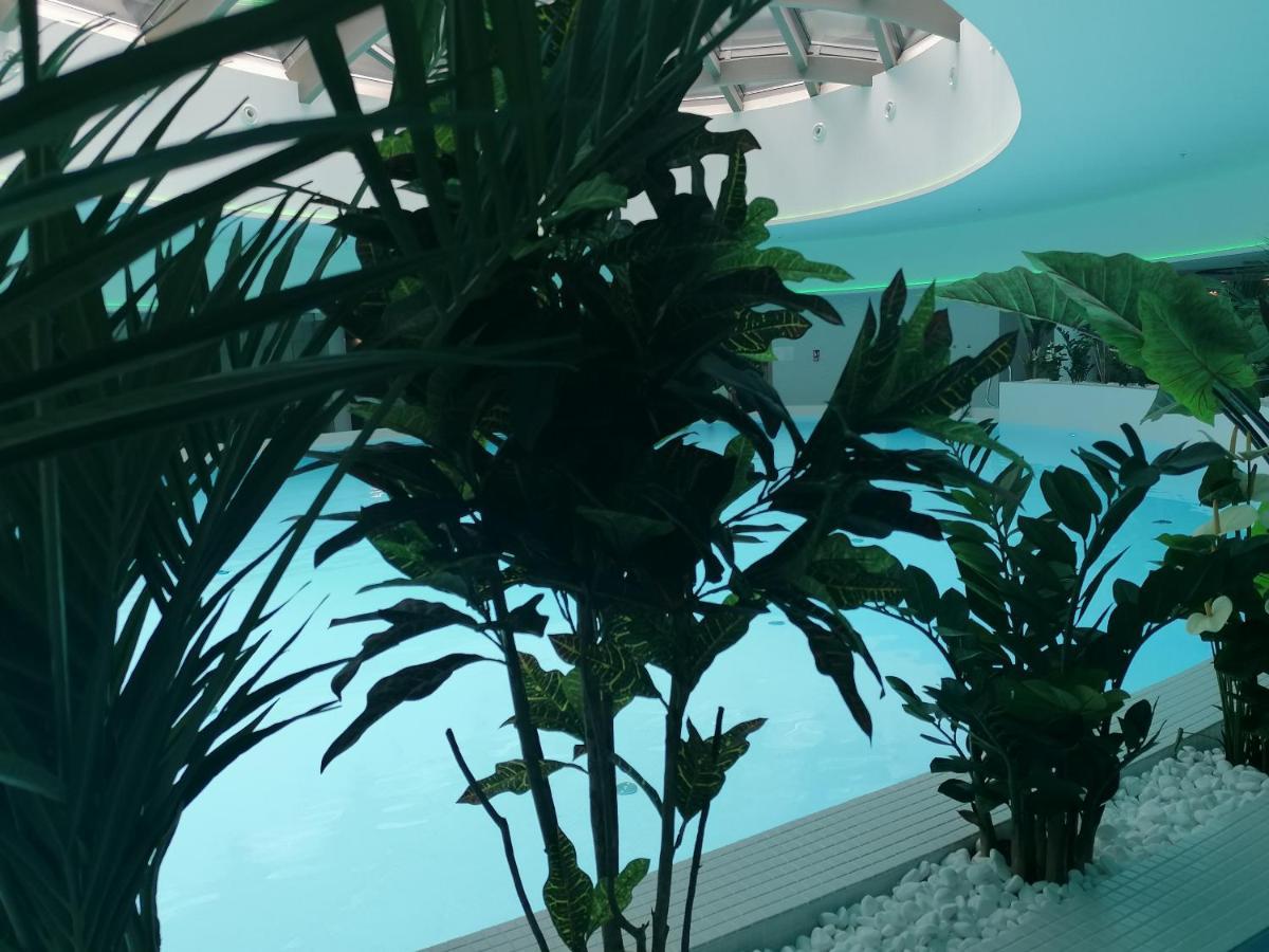Szczecin Hanza Tower Apartment-Basen エクステリア 写真