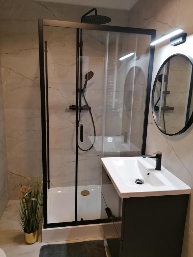 Szczecin Hanza Tower Apartment-Basen エクステリア 写真