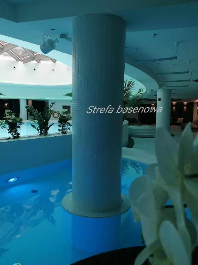 Szczecin Hanza Tower Apartment-Basen エクステリア 写真