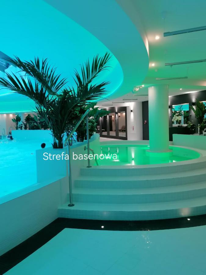 Szczecin Hanza Tower Apartment-Basen エクステリア 写真